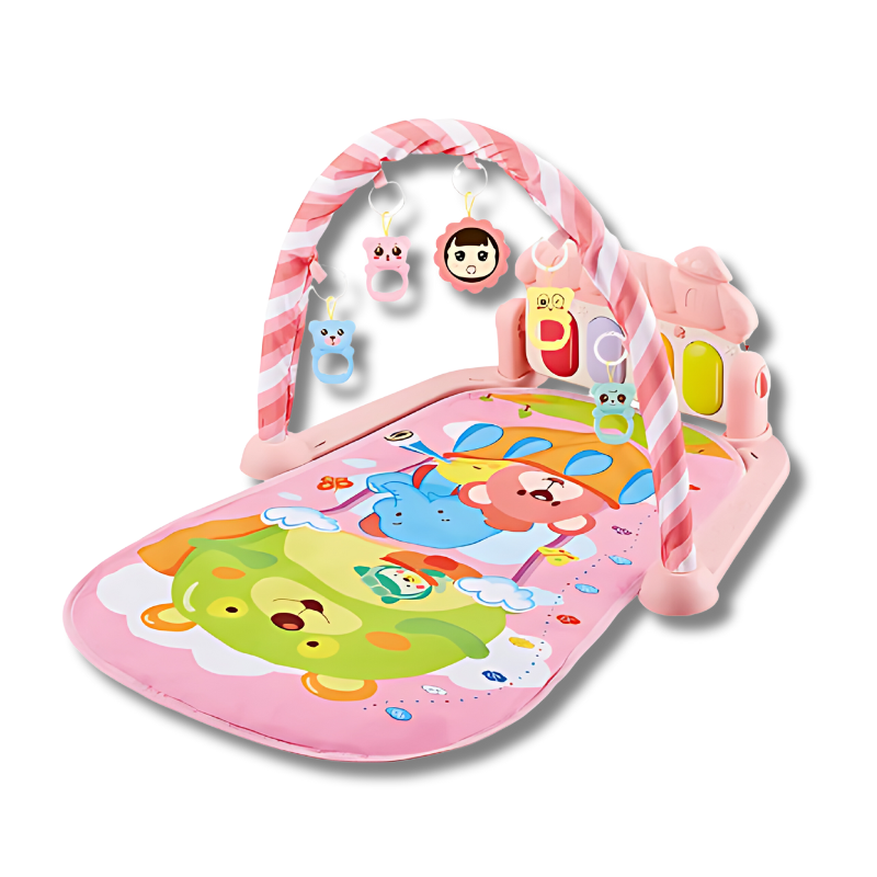 Soft Baby Playmat with Piano Keys and Toys