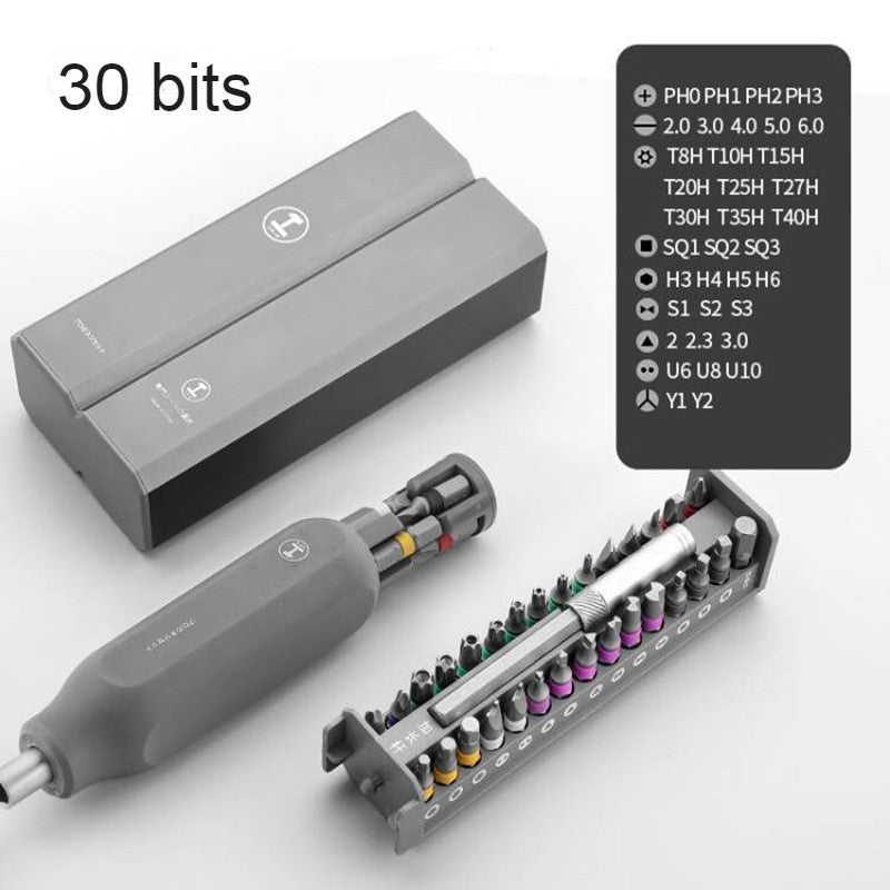 Compact Precision Screwdriver Kit with Interchangeable Bits