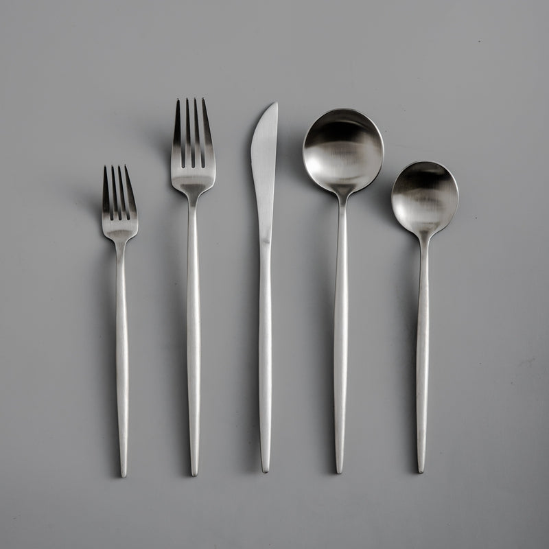 Premium Modern 20pc Titanium Flatware Set
