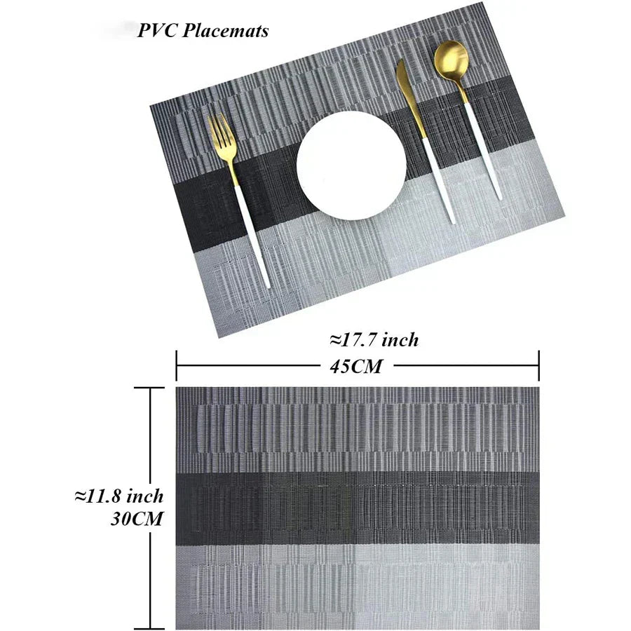Durable Easy Clean Table Placemats