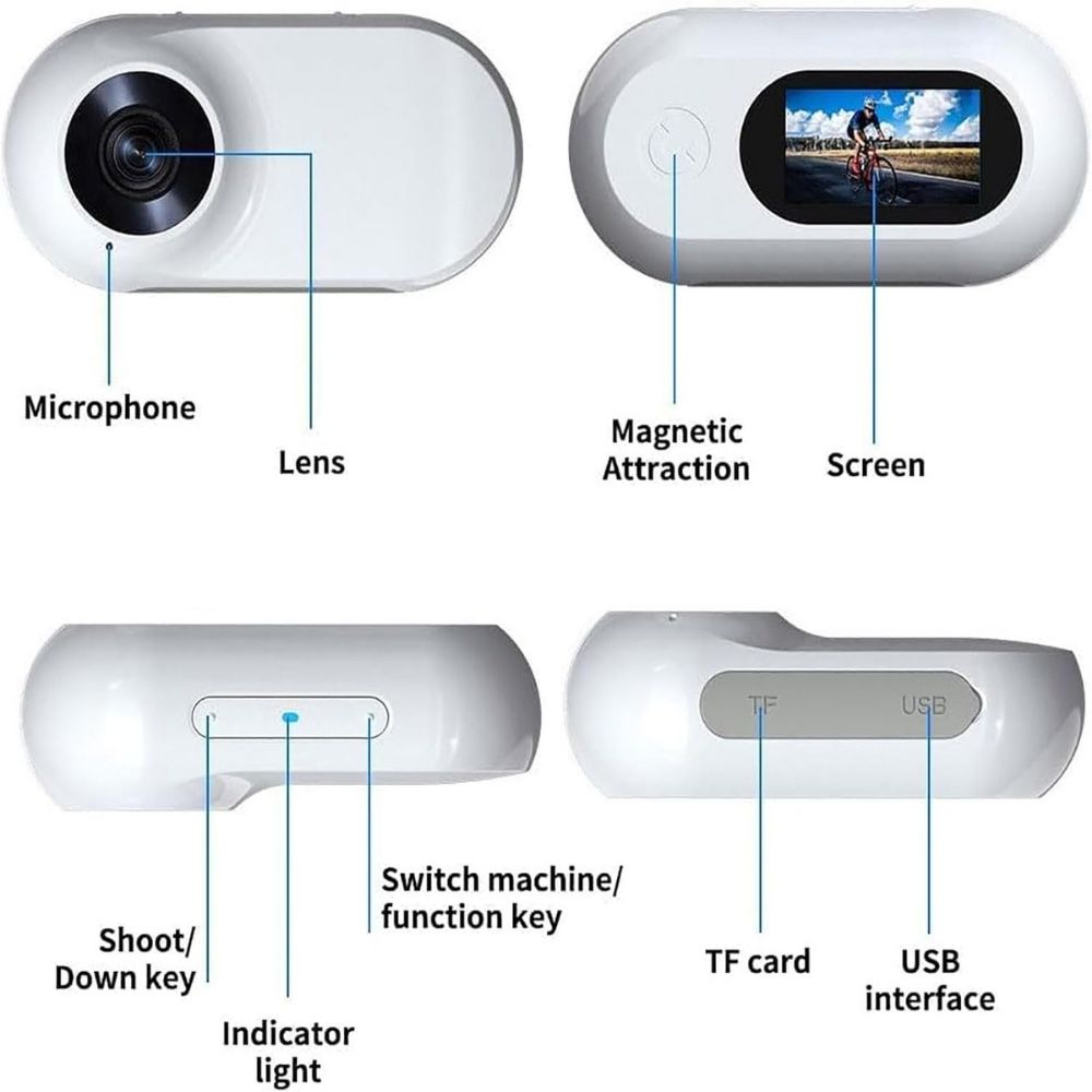 Compact Waterproof Sports Action Cam Recorder