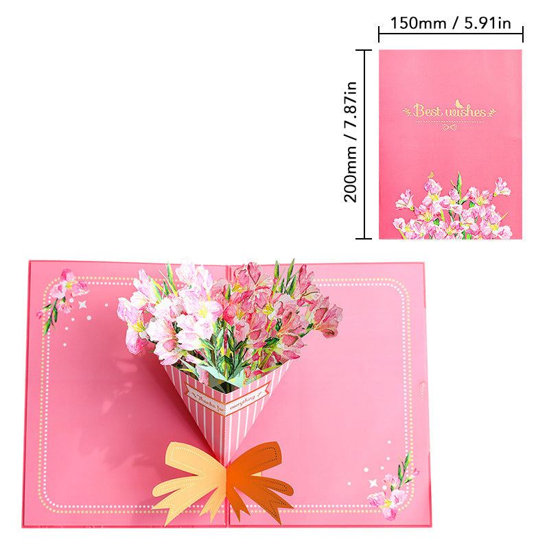 Beautiful Mom Pop-Up Greeting Card Design