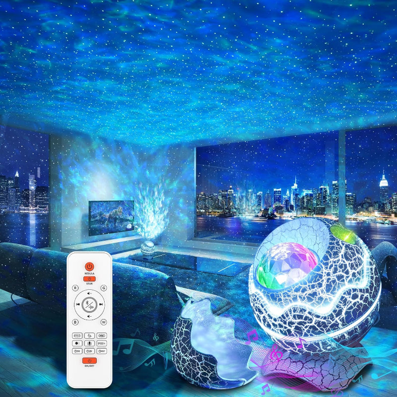 Cosmic 4-in-1 Star Projector with Wireless Bluetooth Speaker - Halri