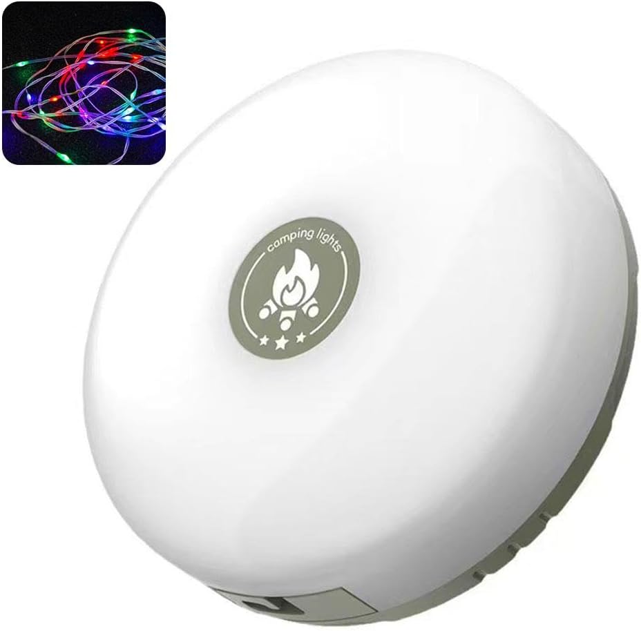 Portable LED Camp Lantern with USB Recharge and Magnet Base