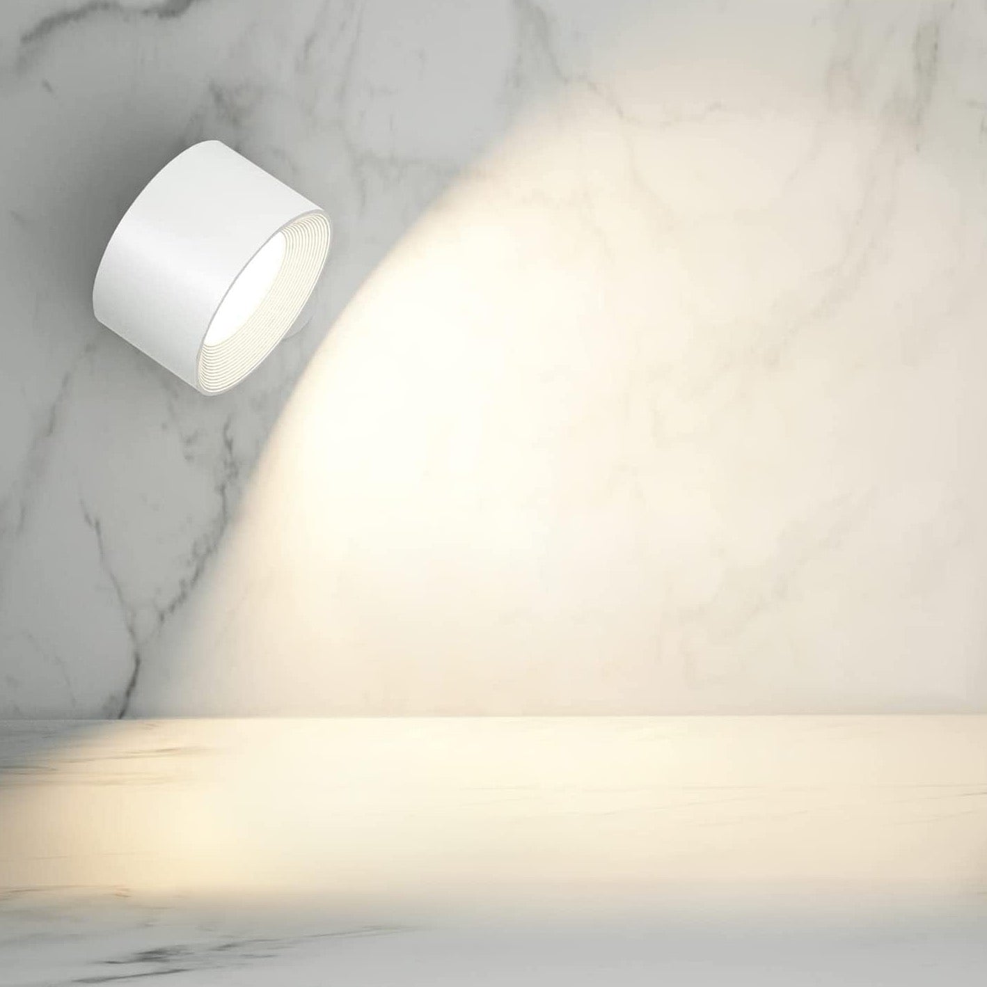 Rechargeable Magnetic Wall Light with Touch Remote and USB Charging