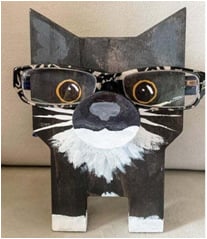 Fun Animal Wooden Eyeglass Holder