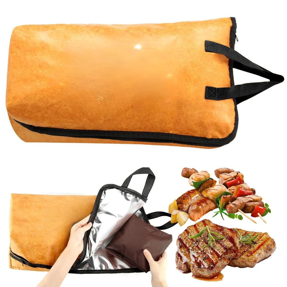 Thermal BBQ Food Resting Wrap Bag with Handle