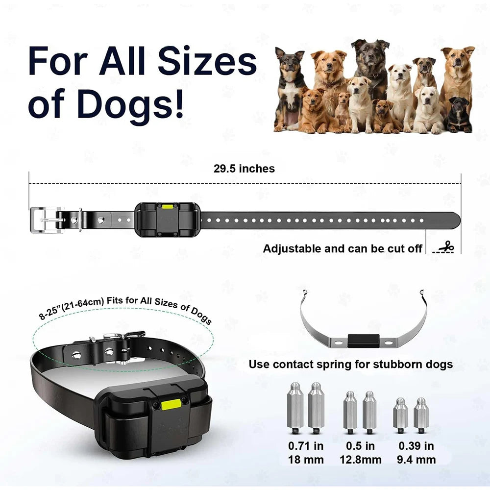 Long Range Remote Training Collar for Large Dogs