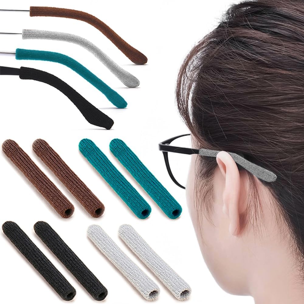 Comfortable 4-Pack Replacement Ear Pads for Glasses