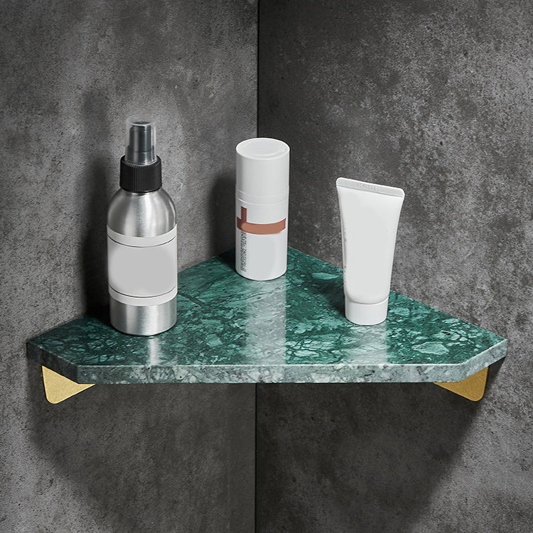 Luxury Marble Bathroom Accessory Set Modern Metal Shelf