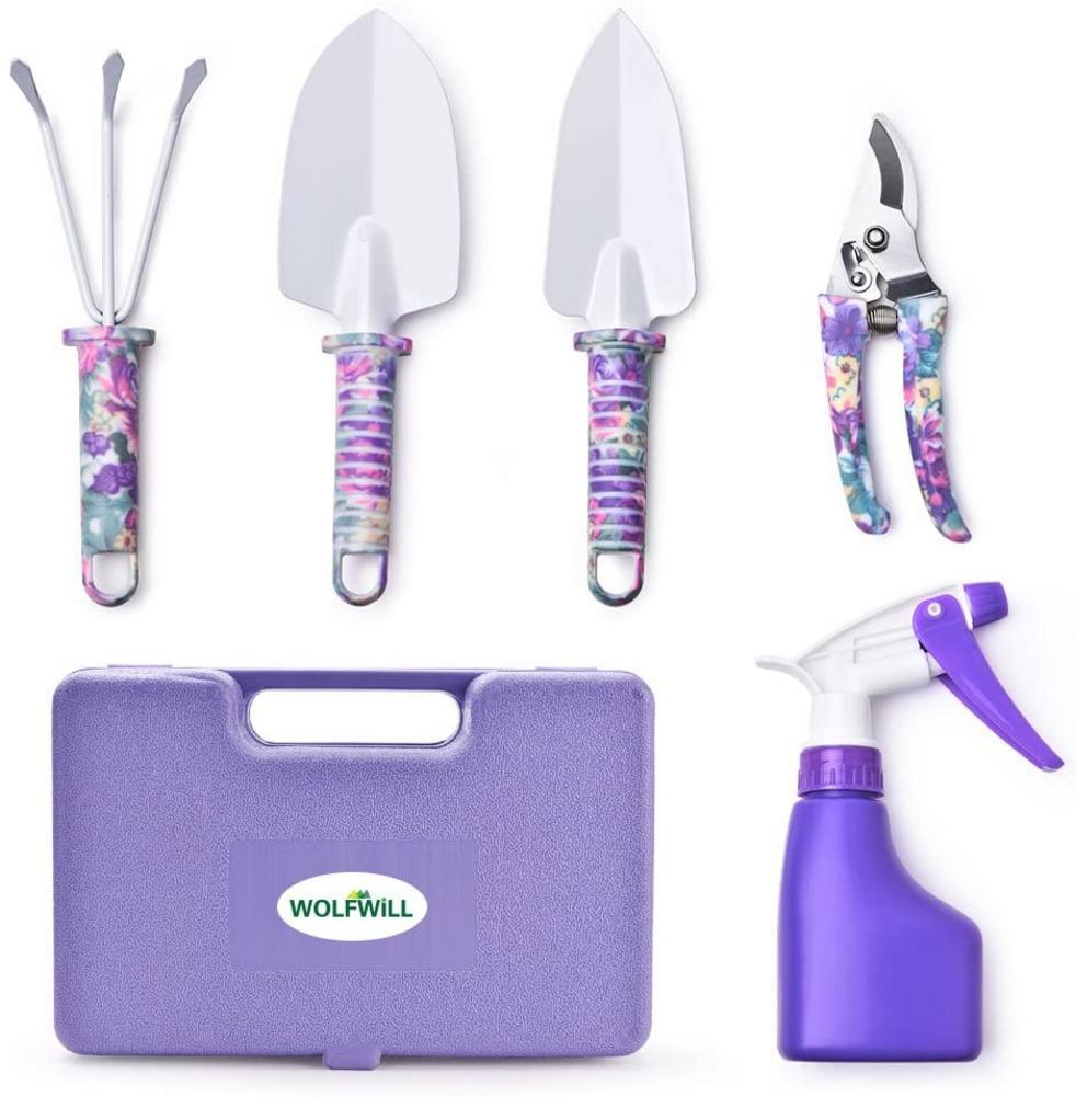 Vibrant 10-Piece Garden Tool Kit with Ergonomic Handles