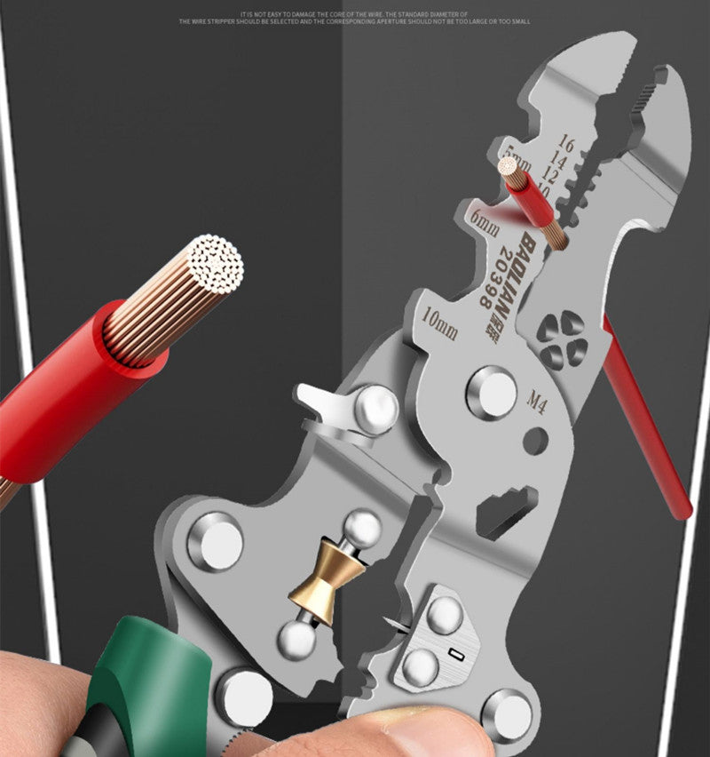 Compact Multi-Tool Wire Cutting Pliers - Halri