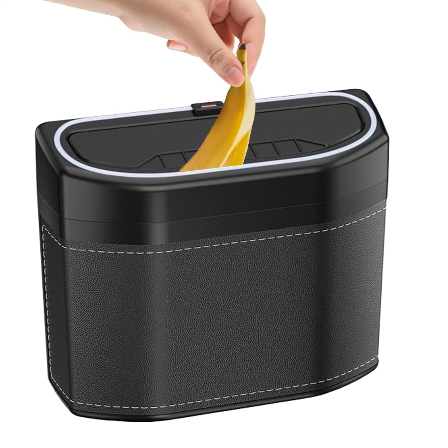 Odor-Free Car Waste Bin with LED Light