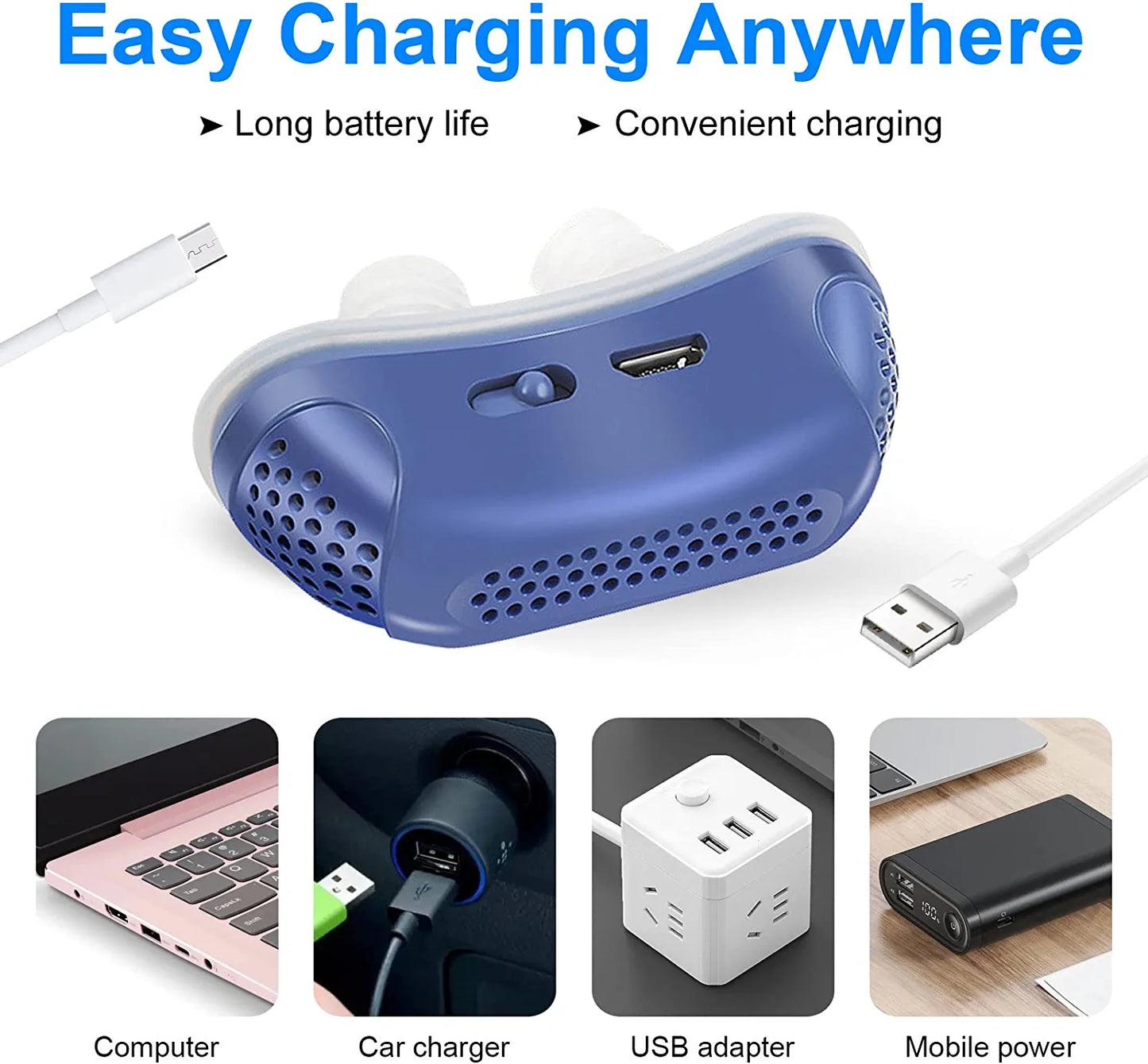 Portable Mini CPAP Machine for Sleep Apnea & Snore Relief
