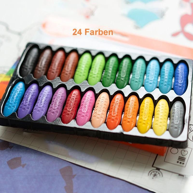 Kids Washable Crayons, Safe and Non-Toxic Colors - Halri