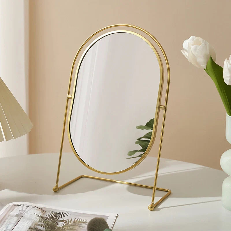 Big Simple Tabletop Beauty Mirror