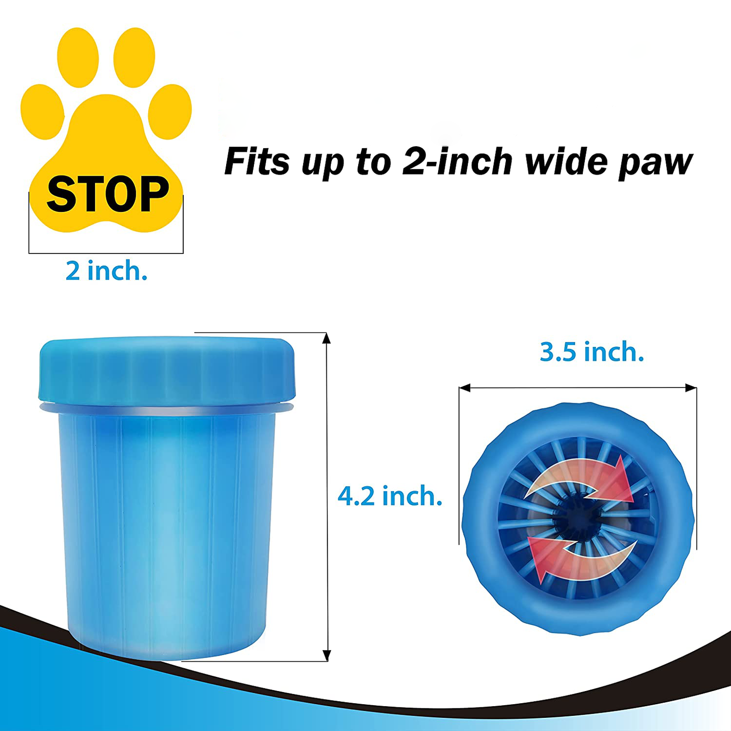 Best Dog Paw Cleaner And Gentle Scrubber Tool