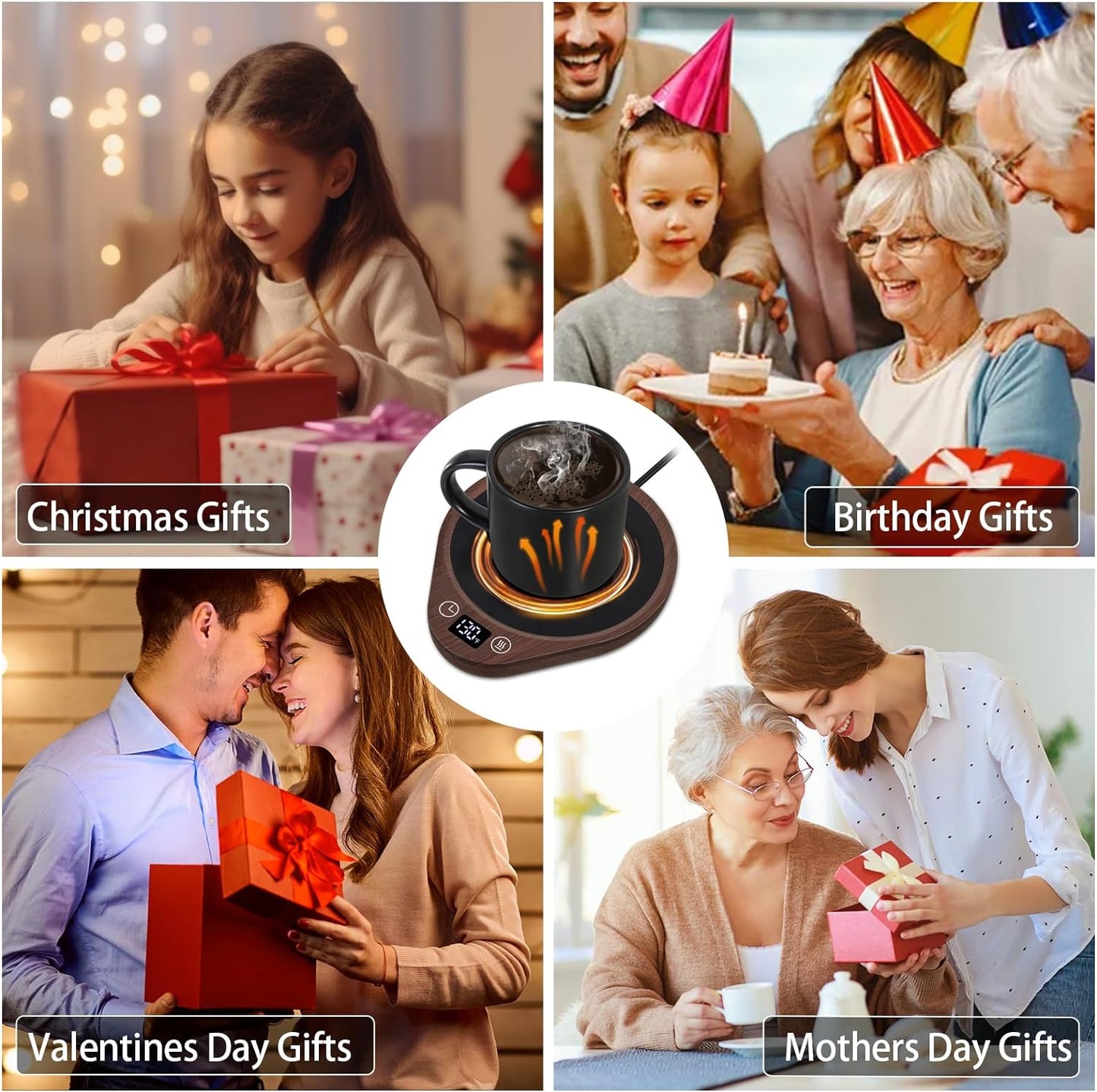 Electric Mug Heating Cozy Set