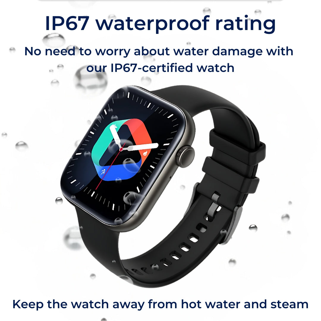 Smart Fitness Watch with Customizable Health Features