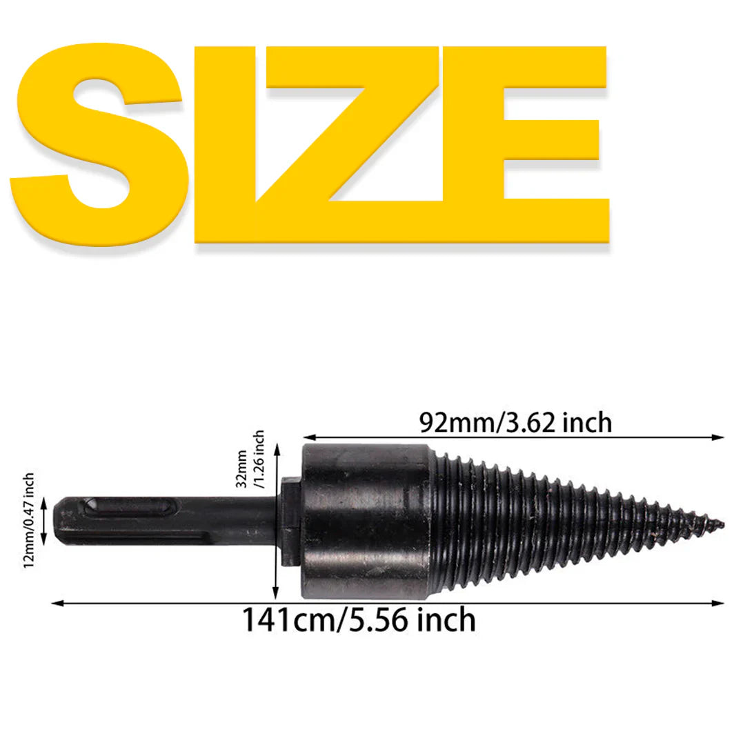 Heavy Duty Firewood Splitter Drill Bit