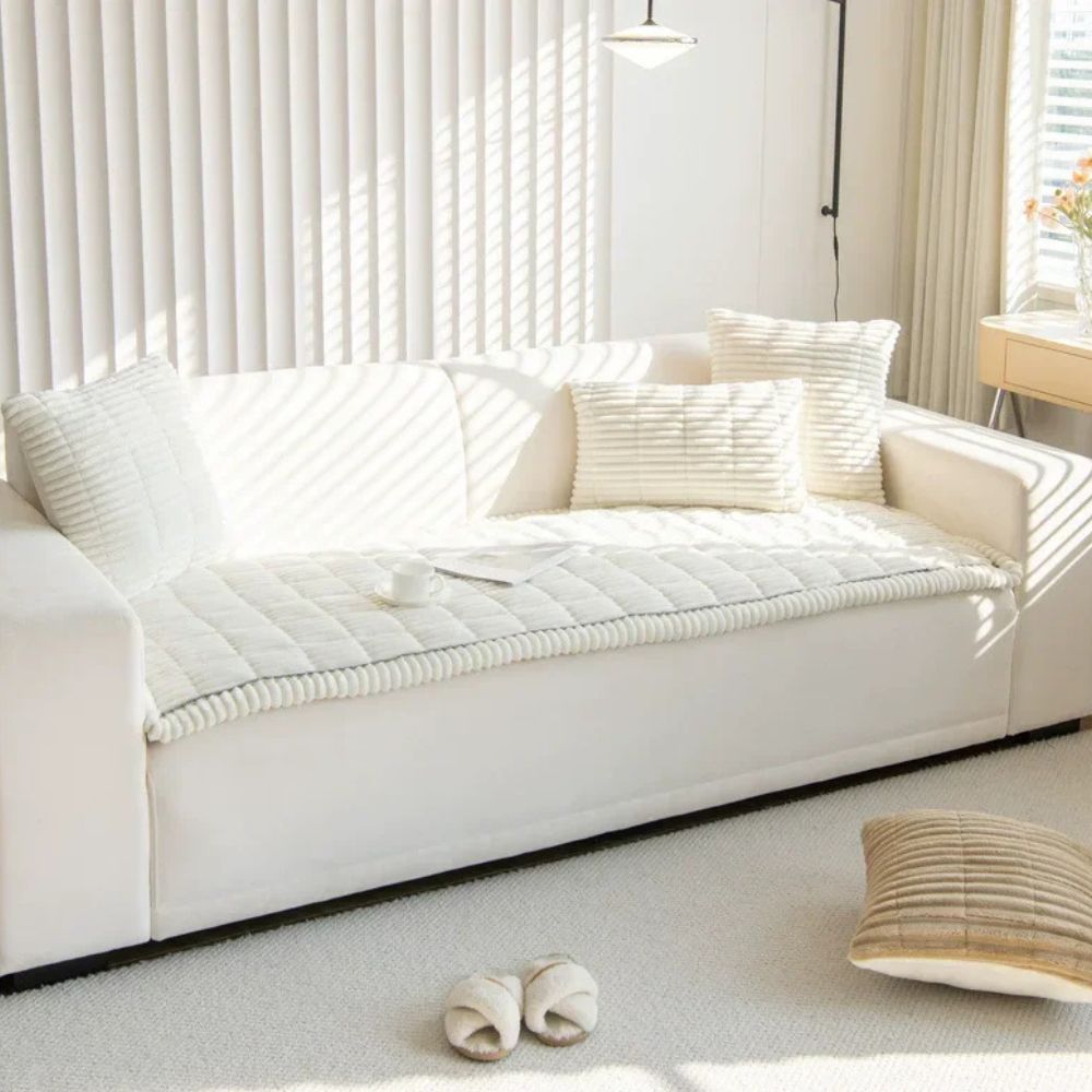 Soft Fleece Sofa Cover Protector