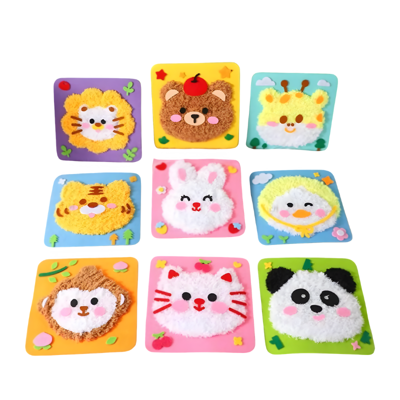 Colorful Cartoon Character Plush Toy
