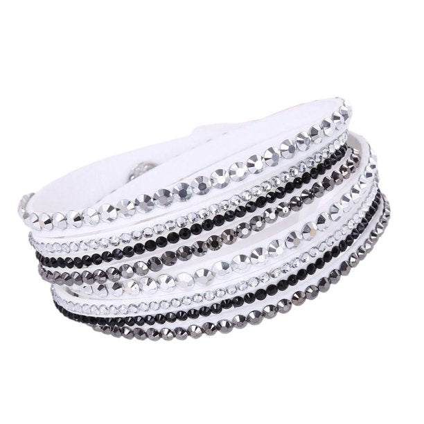 Halri | Layered Ladies Rhinestone Fashion Bracelet