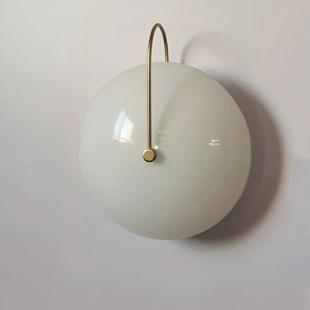 Round Glass Modern Wall Light