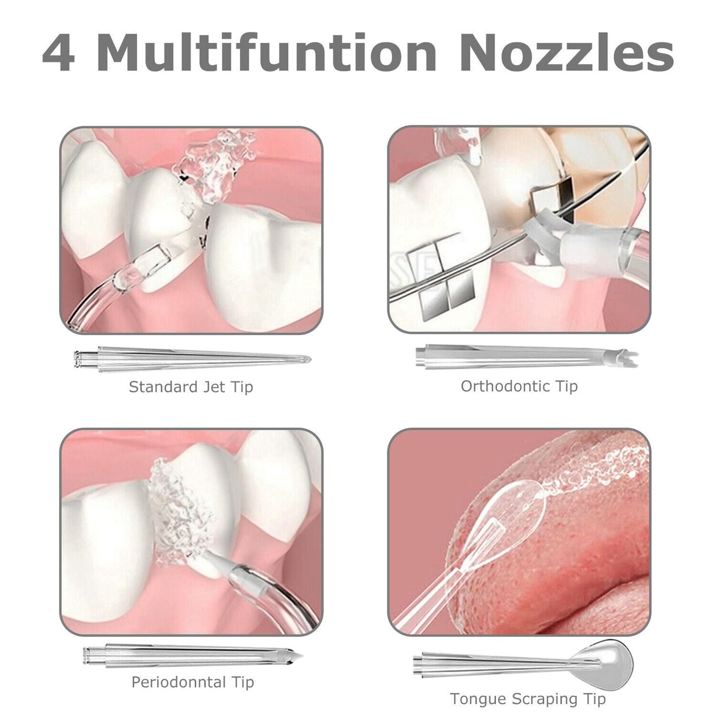 Compact Oral Water Jet Flosser