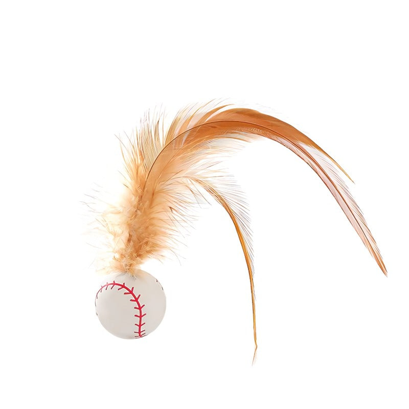 Fun Feather Teaser Toy for Cats