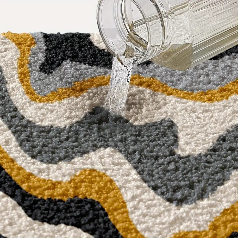 Comfortable Bathroom Mat – Grip Bottom, Plush & Fast Dry Rug