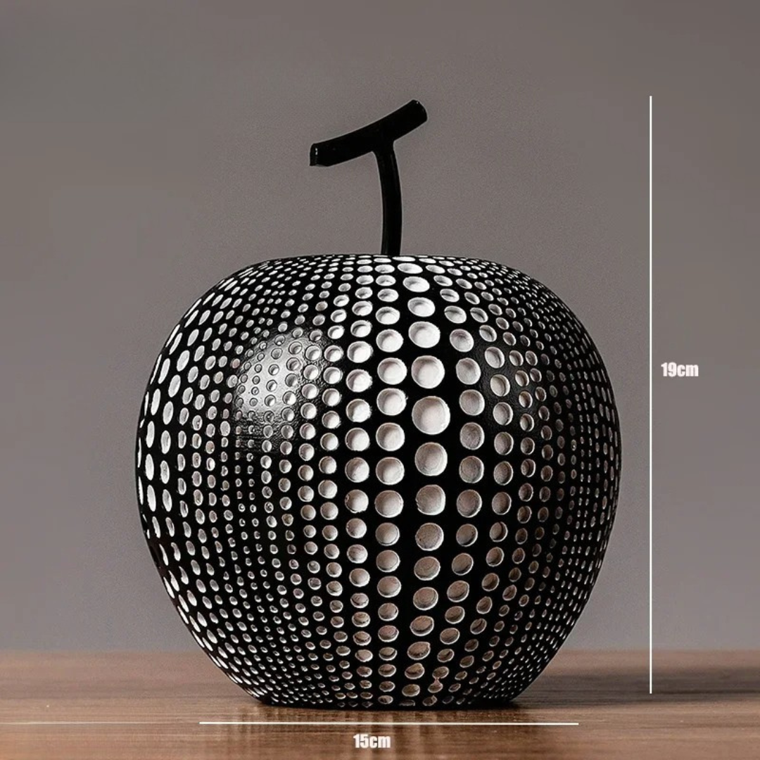 Cute Polka Dot Apple Figurine