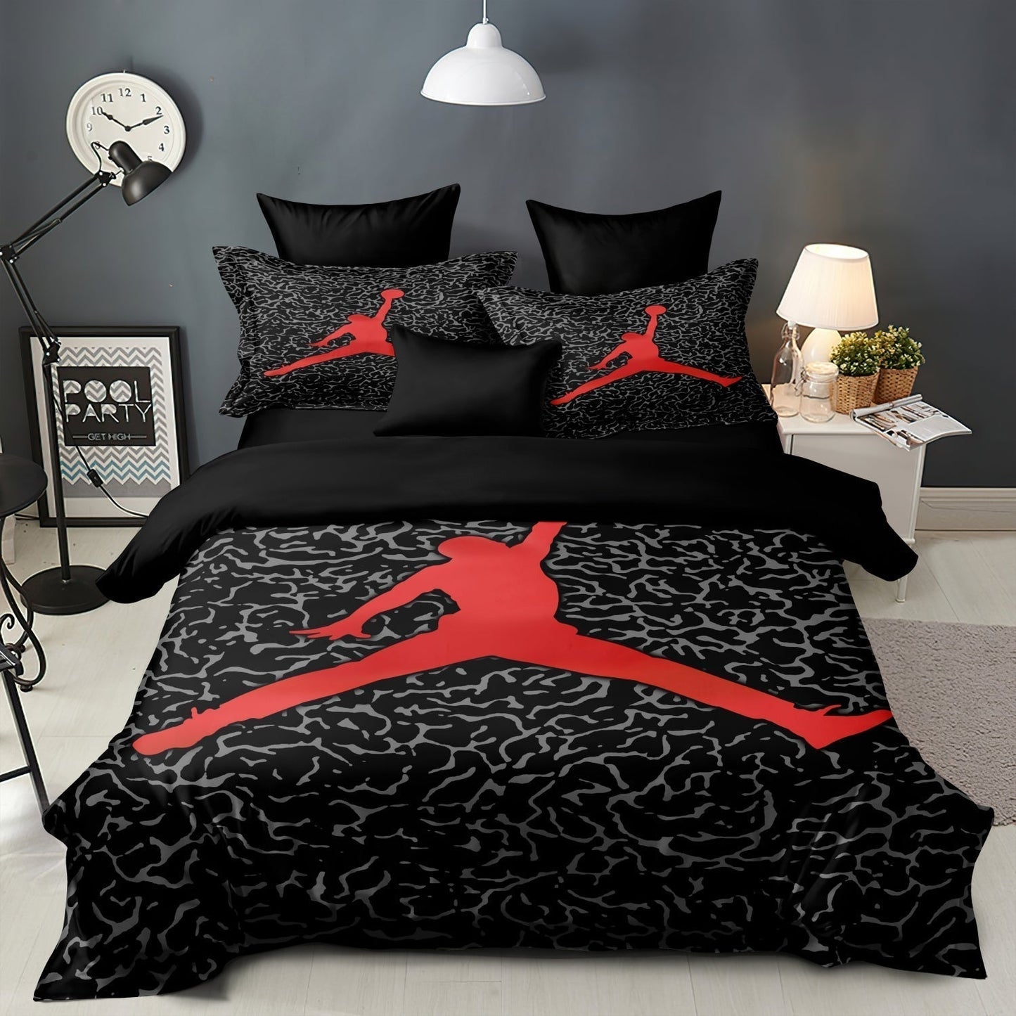 Basketball Duvet Cover Bedding Set for Kids and Teens – Soft Fabric, Vibrant Design 2