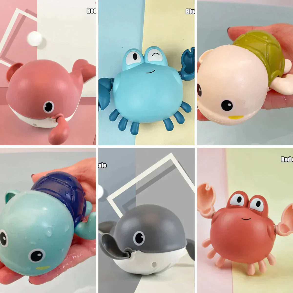 Fun Bath Time Wind Up Turtle Toys