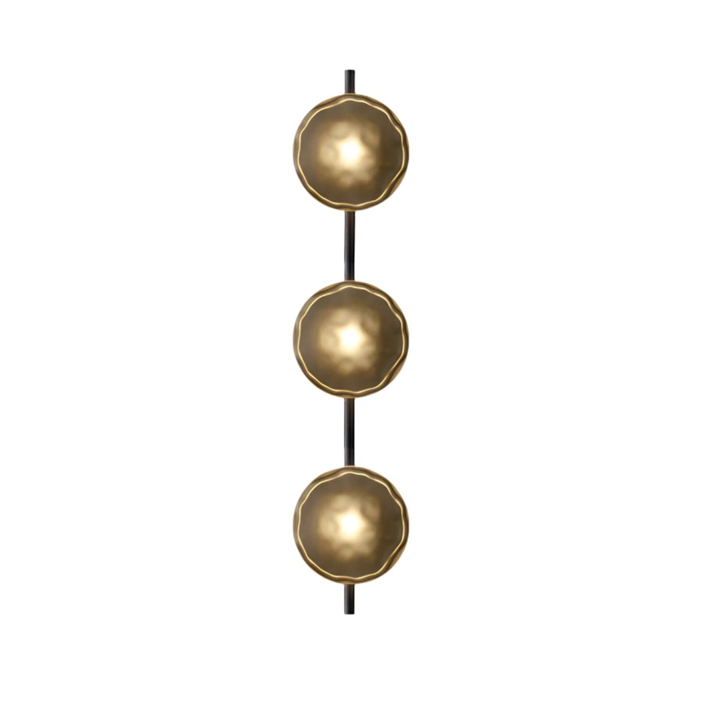 Simple Round Glass Wall Light in Modern Style