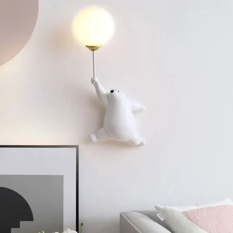 Kids Colorful Moon Wall Lamp Nightlight