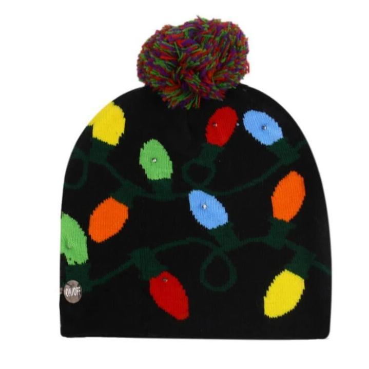 Fun Holiday LED Beanie Hat