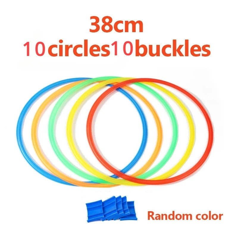 Vibrant Exercise Hoop Rings for Kids Fitness Play