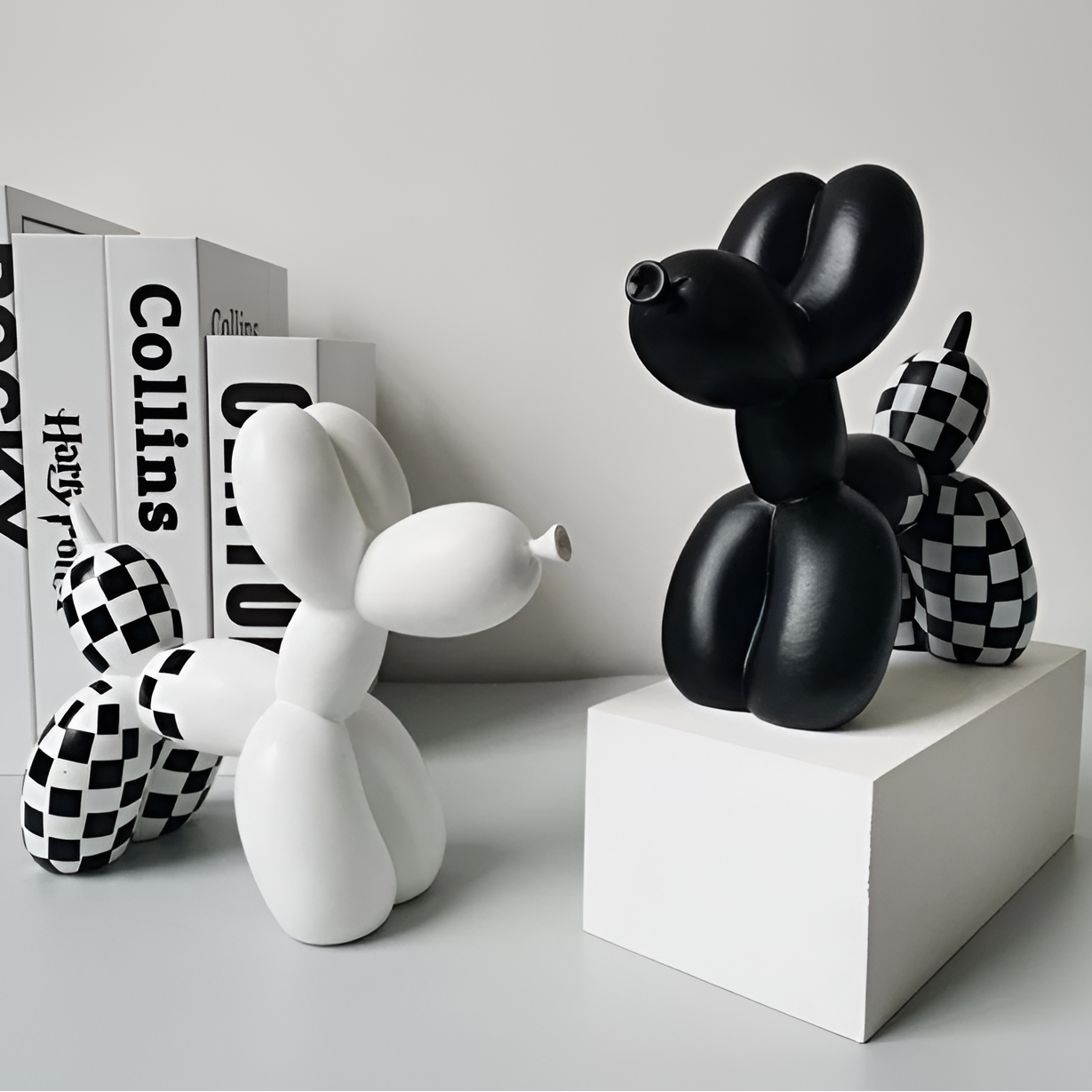 Colorful Resin Balloon Dog Sculpture for Home Decor โ Whimsical Wall Decor Accent for Living Room and Room Decor 4