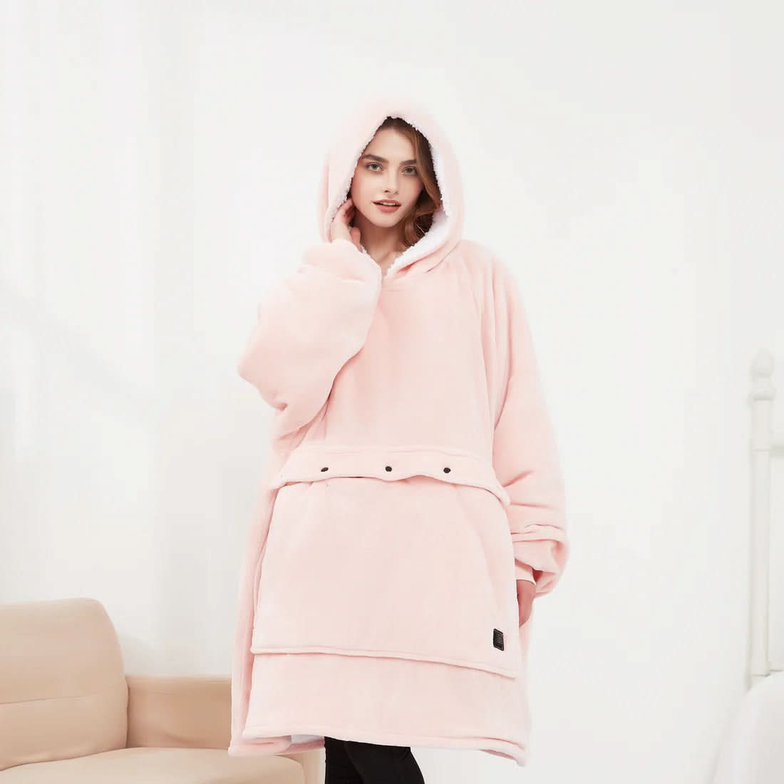 Cozy USB Heated Hooded Blanket