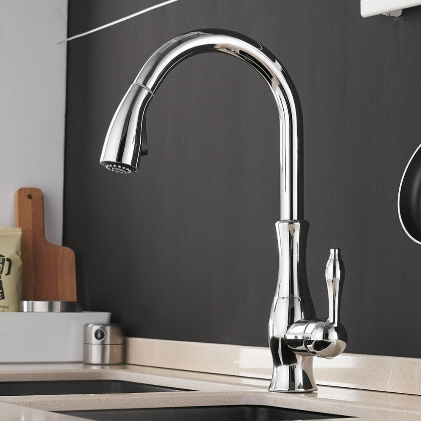 Stylish Pull-Out Faucets for Contemporary Kitchens