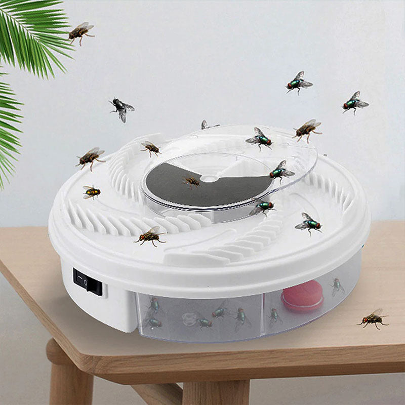 Silent Fly Catcher with Rotating Bait Chamber - Halri