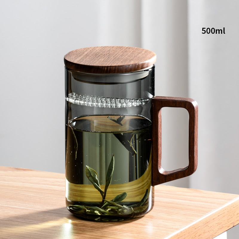 Delicate Japanese Heat Resistant Glass Tea Cup Set