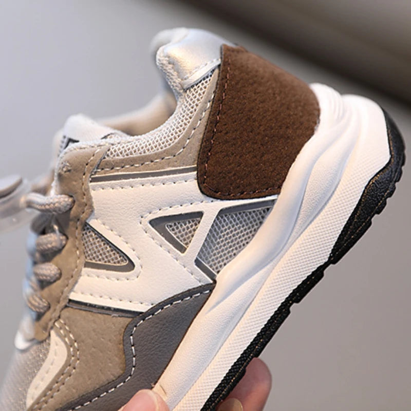 Kids Gray Fashion Sneakers - Halri