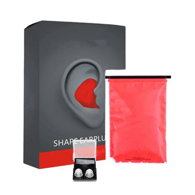 Comfortable Silicone Sleep Earplugs - Reusable Noise Reducing