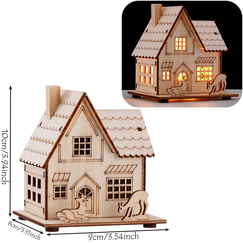 Rustic Wood Hanging Home Decor Light Lamp