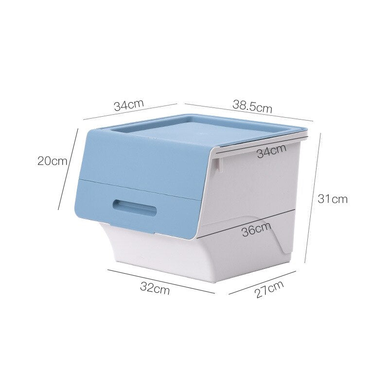 Collapsible Plastic Kids Toy Storage Container
