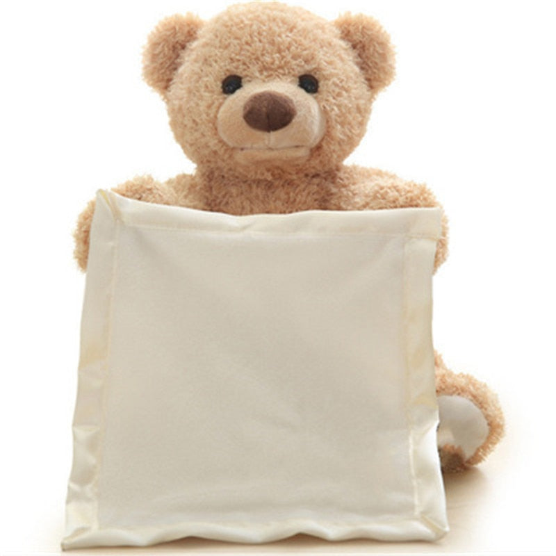 Cuddly Peek a Boo Teddy Bear Soft Toy - Halri