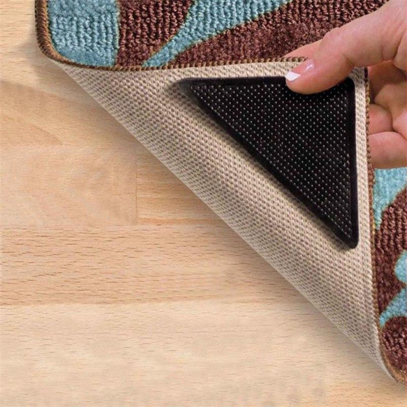 Non-Slip 4 Piece Adhesive Rug Grippers - Halri