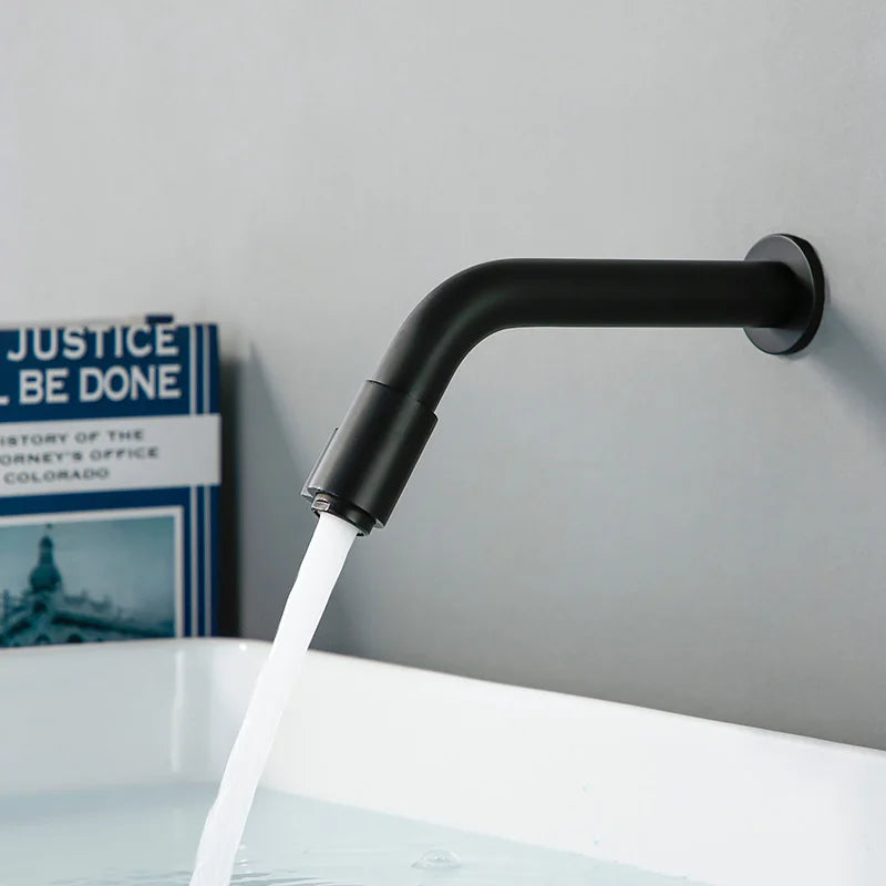 Sleek Black Mounted Faucet - Halri